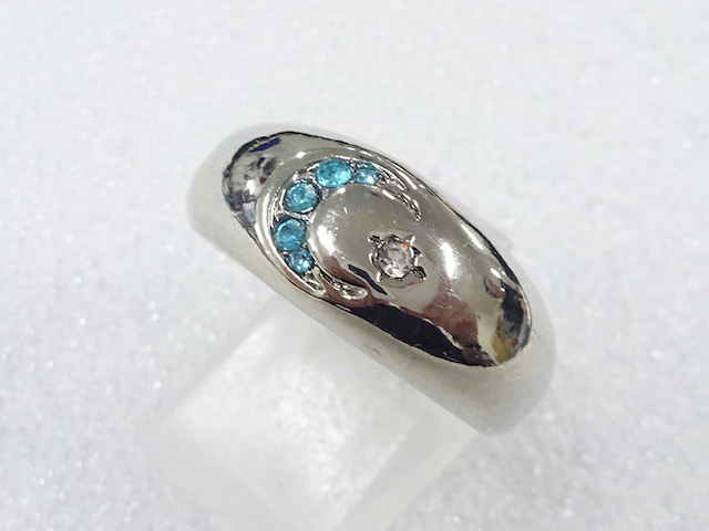 SALE!! COLORED STONE FASHION RING / JP SIZE 18