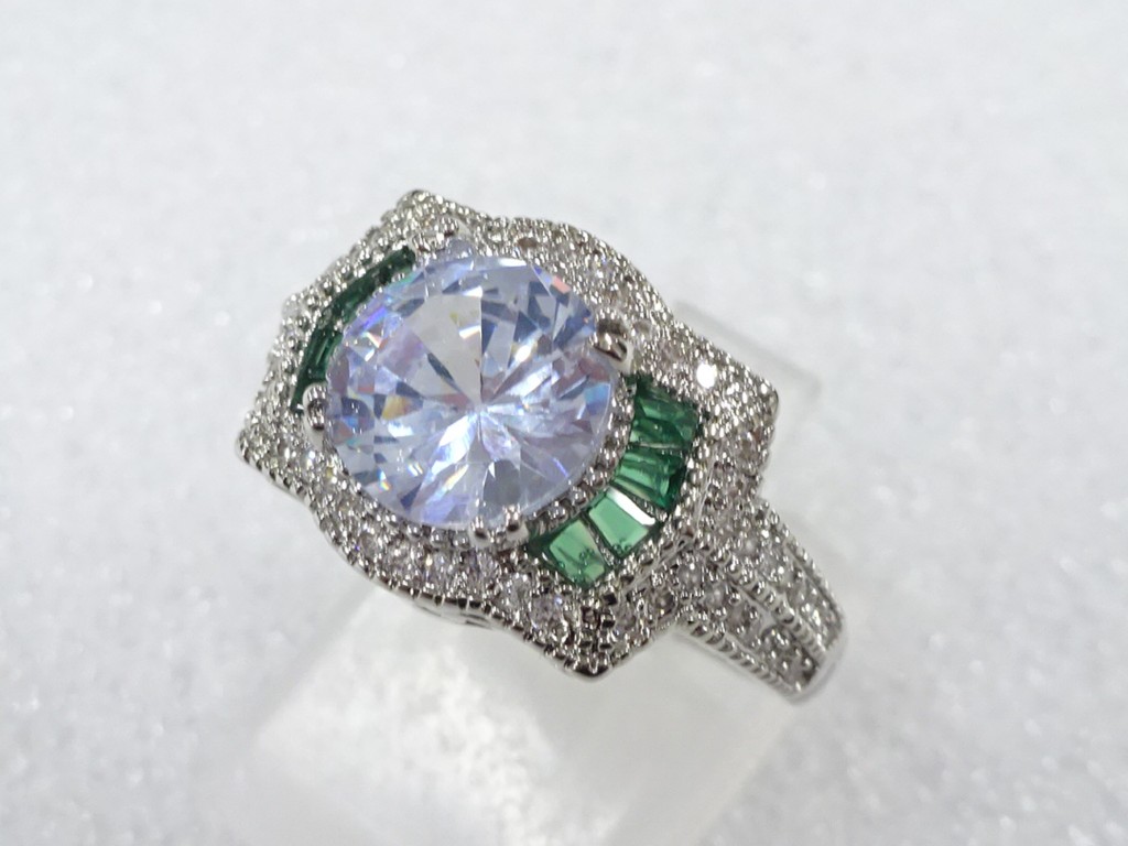SALE!! CRYSTAL FASHION RING / JP SIZE 11