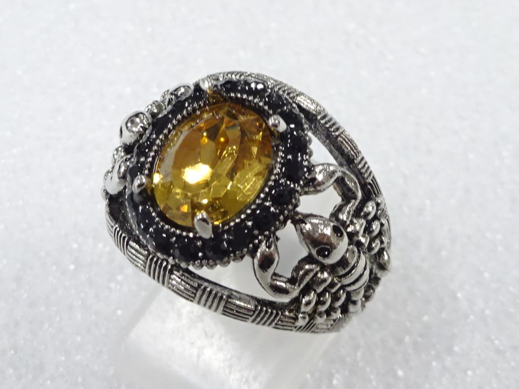 SALE!! COLORED STONE FASHION RING / JP SIZE 15