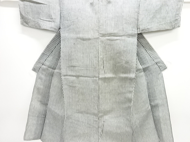 JAPANESE KIMONO / ANTIQUE RYUSO / WOVEN STRIPE