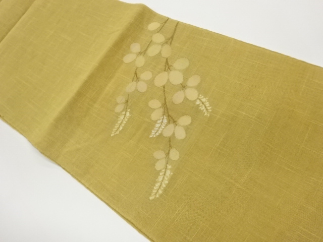 SALE!! JAPANESE KIMONO / KIMONO FOR SUMMER PONGEE SILK / A TREE PATTERN WEAVI
