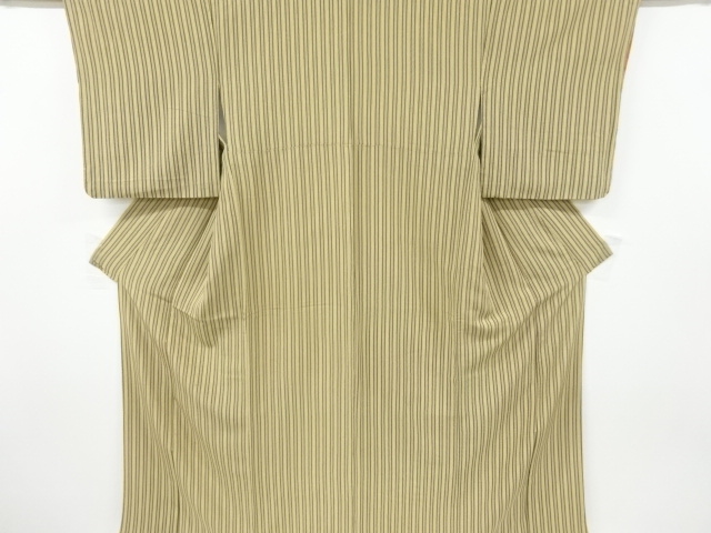 SALE!! JAPANESE KIMONO / VINTAGE KOMON KIMONO / STRIPE
