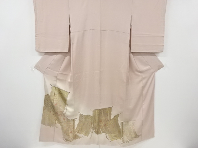 SALE!! JAPANESE KIMONO / IRO-TOMESODE / KICHO PATTERN