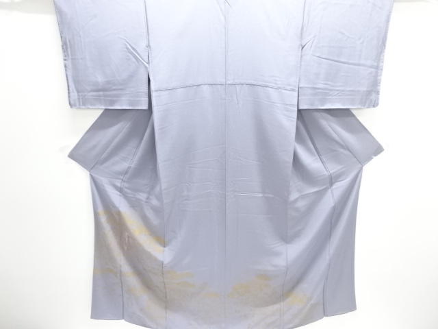 SALE!! JAPANESE KIMONO / HOMONGI / SILK / EMBROIDERY / CARRIAGE & PINE & WISTERIA