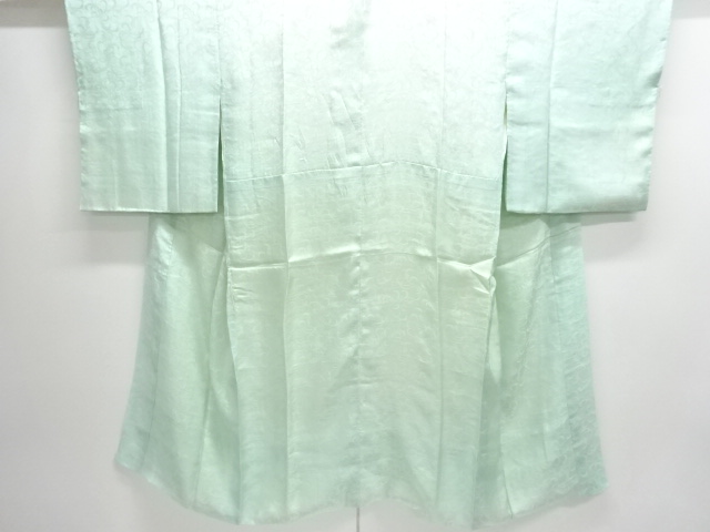 SALE!! JAPANESE KIMONO / ANTIQUE JUBAN / SILK / RINZU / WOVEN ABSTRACT PATTERN