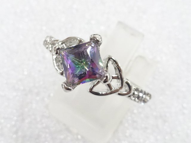SALE!! COLORED STONE FASHION RING / JP SIZE 20.5