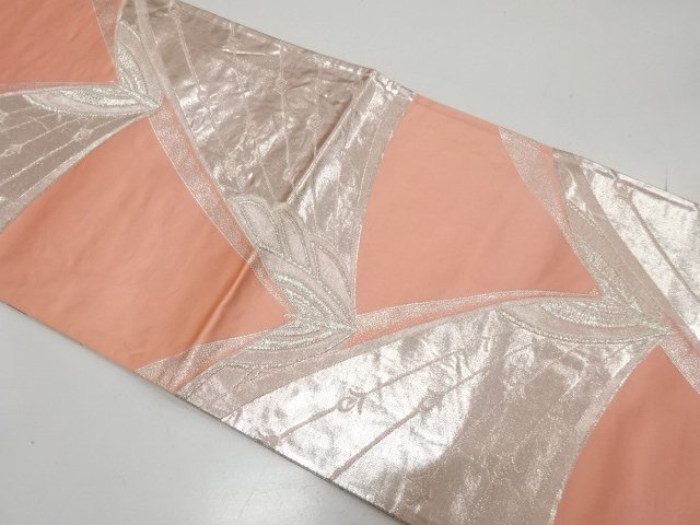 SALE!! JAPANESE KIMONO / ANTIQUE FUKURO OBI / SILK / WOVEN BUTTERFLY