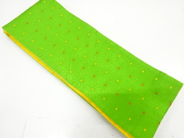 SALE!! JAPANESE HANHABA OBI / WOVEN ASANOHA