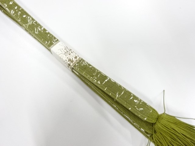 SALE!! JAPANESE KIMONO / UNUSED TWISTED TASSEL HAND-TIED OBIJIME