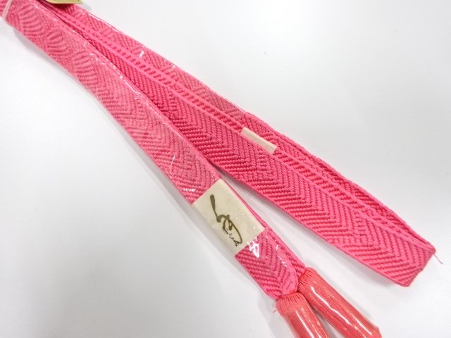 SALE!! JAPANESE KIMONO SILK twisted tassel hand-knit obijime