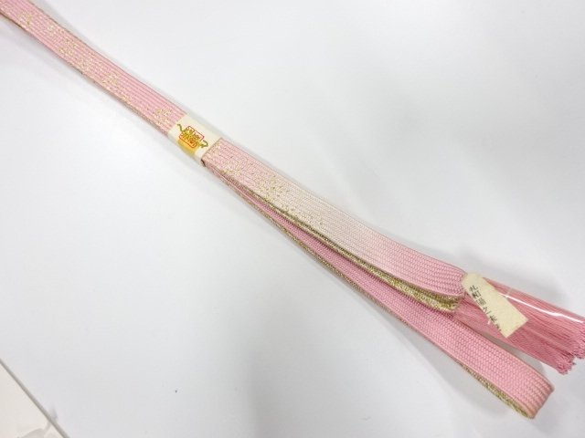 SALE!! JAPANESE KIMONO / UNUSED TWISTED TASSEL HAND-TIED OBIJIME