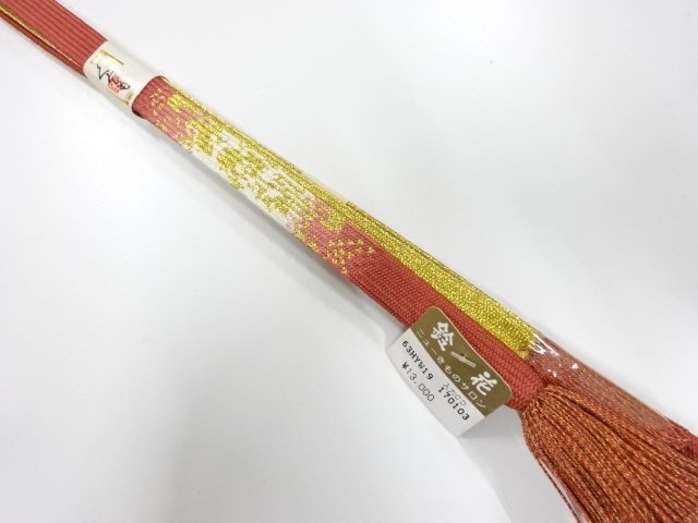 SALE!! JAPANESE KIMONO / UNUSED TWISTED TASSEL HAND-TIED OBIJIME