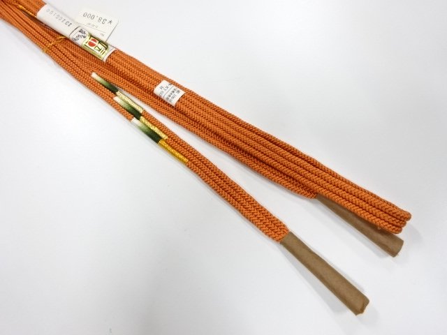 JAPANESE KIMONO / GREAT DEAL UNUSED HAND-TIED OBIJIME