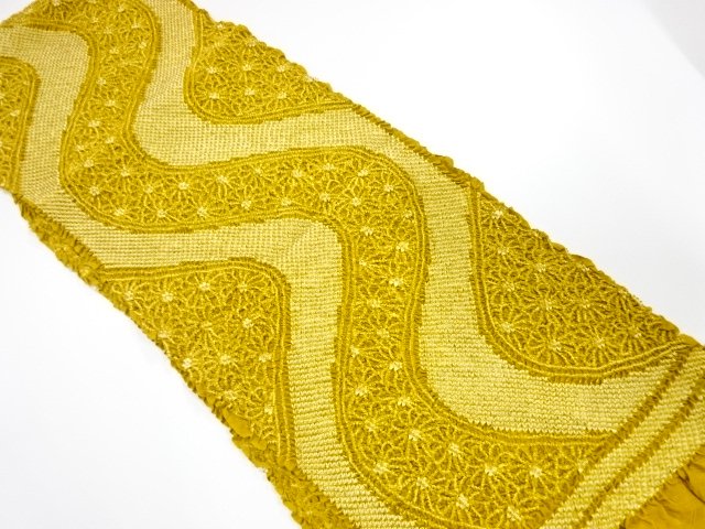 SALE!! JAPANESE OBIAGE FOR FURISODE / SHIBORI / SILK
