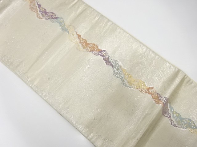 SALE!! JAPANESE FUKURO OBI / WOVEN MICHINAGADORI
