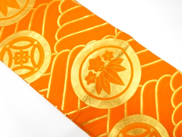 SALE!! JAPANESE KIMONO / CLOISONNE / SASA RYUYO PATTERNS WOVEN WAVES / MARU O
