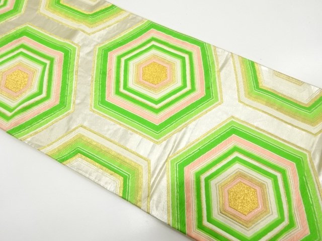 SALE!! JAPANESE KIMONO / ANTIQUE FUKURO OBI / SILK / WOVEN KIKKO