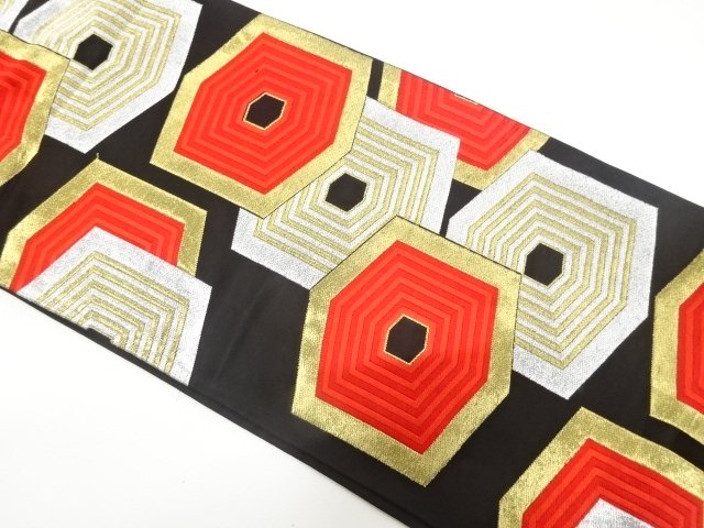 SALE!! JAPANESE KIMONO / ANTIQUE FUKURO OBI / SILK / WOVEN KIKKO