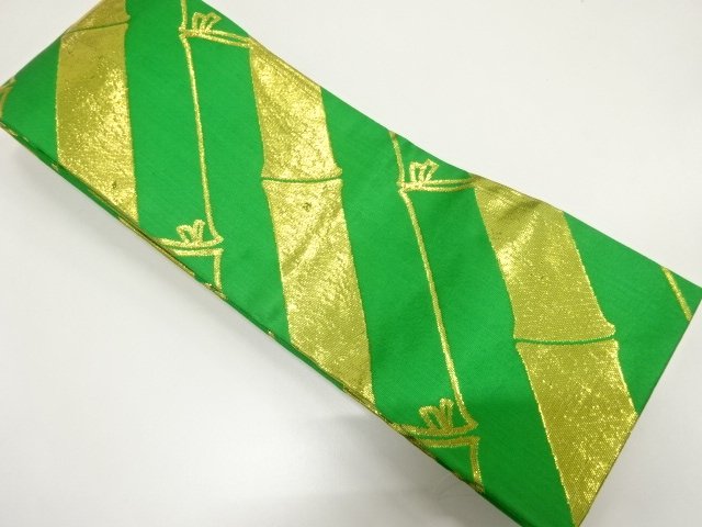 SALE!! JAPANESE KIMONO / ANTIQUE HANHABA OBI FOR DANCING / WOVEN BAMBOO PATTE