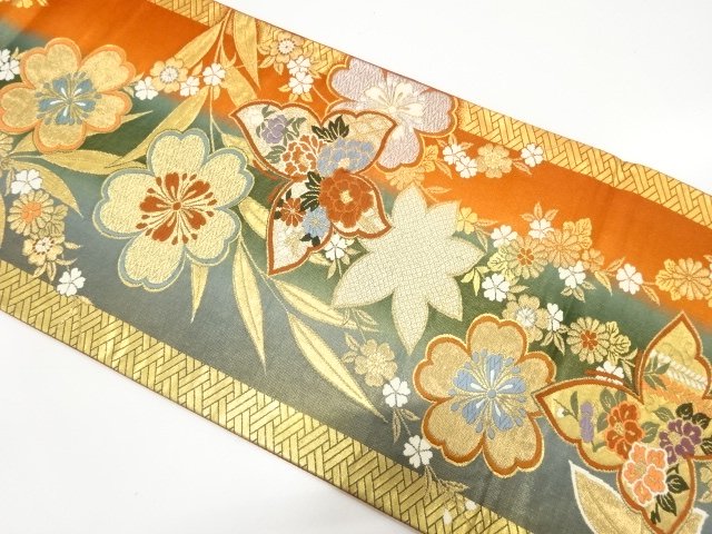 SALE!! JAPANESE KIMONO / BUTTERFLY / CHERRY BLOSSOM / MAPLE LEAF PATTERNS WOV