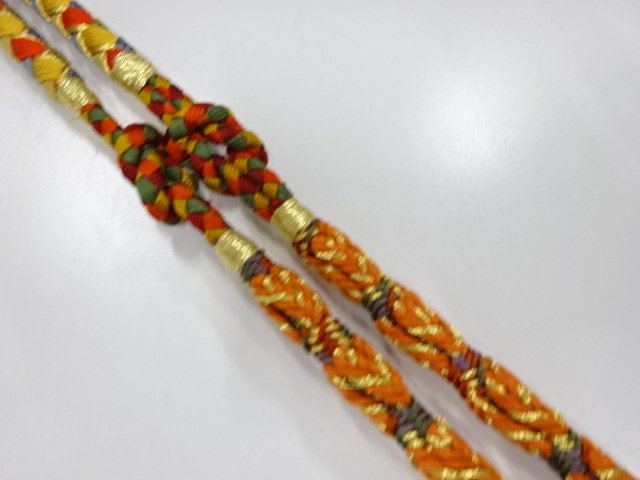 SALE!! JAPANESE KIMONO / UNUSED FOR FURISODE HAND-TIED OBIJIME
