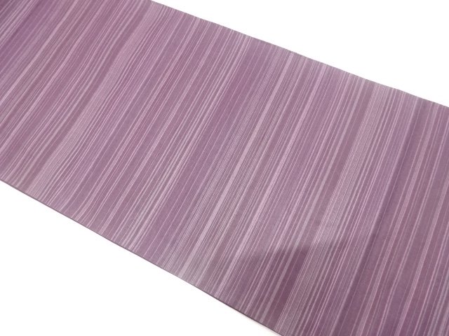 SALE!! JAPANESE KIMONO / HORIZONTAL-STRIPED WOVEN PATTERN FUKURO OBI