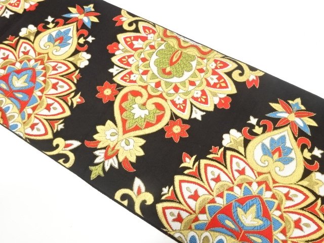 SALE!! JAPANESE KIMONO / ANTIQUE HANA-SARU KIMONO FOR SUMMER PATTERNED WOVEN 