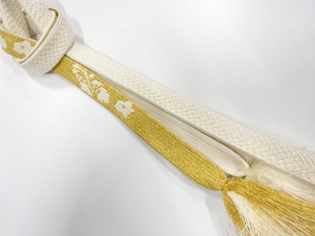 SALE!! JAPANESE KIMONO / HAND-TIED OBIJIME