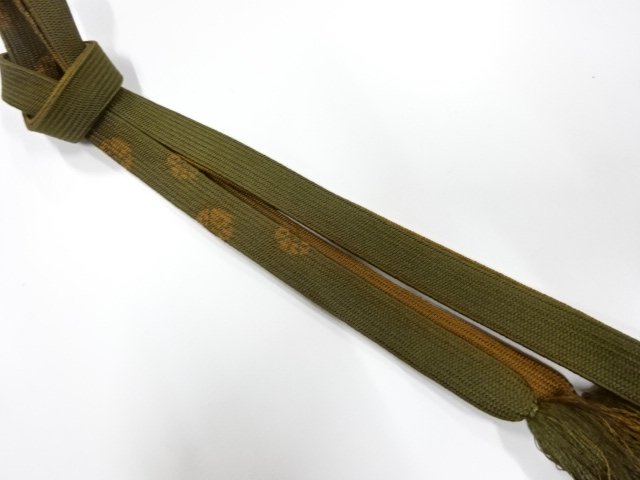 SALE!! JAPANESE KIMONO / HAND-TIED OBIJIME