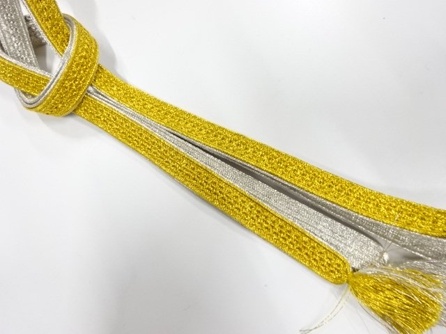 SALE!! JAPANESE KIMONO / HAND-TIED OBIJIME