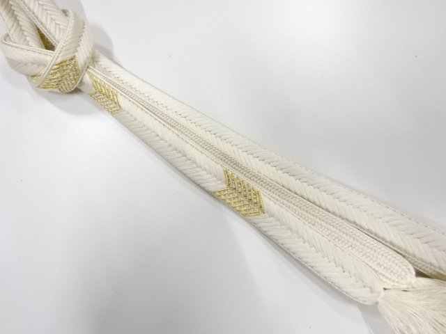 SALE!! JAPANESE KIMONO / HAND-TIED OBIJIME
