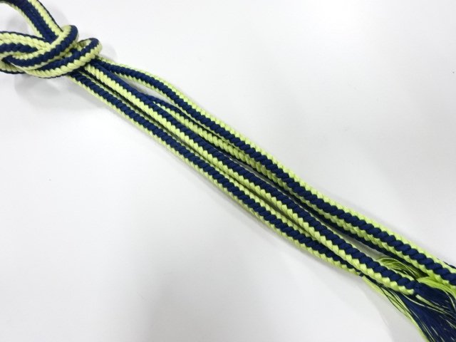 SALE!! JAPANESE KIMONO / HAND-TIED OBIJIME