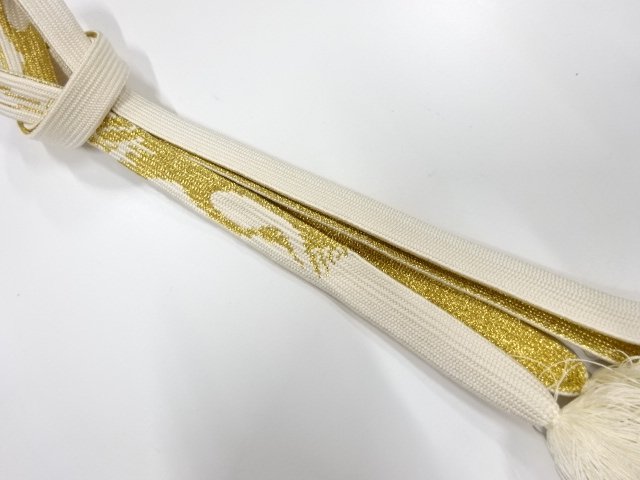 SALE!! JAPANESE KIMONO / HAND-TIED OBIJIME