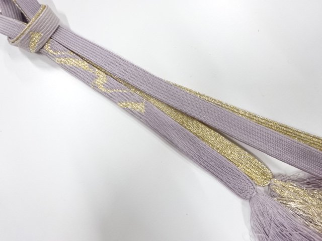 SALE!! JAPANESE KIMONO / HAND-TIED OBIJIME