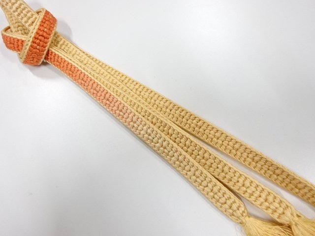 SALE!! JAPANESE KIMONO / UNUSED HAND-TIED OBIJIME