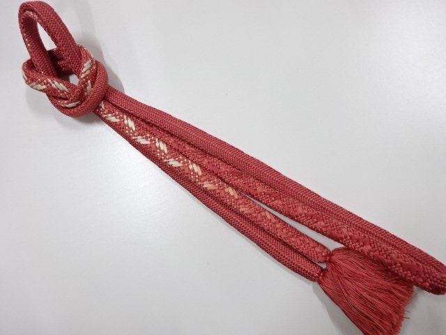 SALE!! JAPANESE KIMONO / HAND-TIED OBIJIME