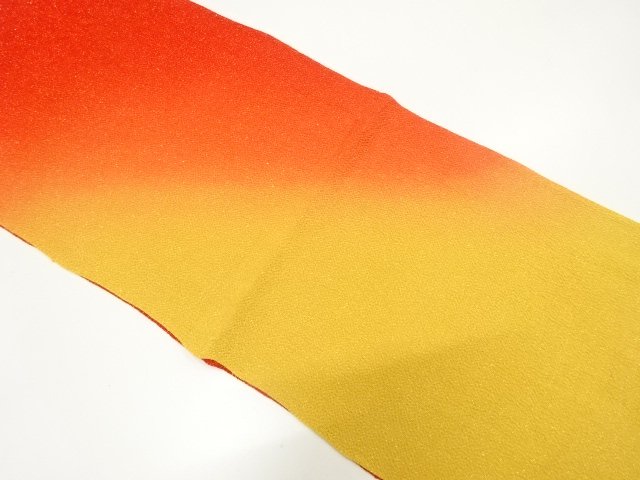 SALE!! JAPANESE KIMONO / CHIRIN-ORI FABRIC / GOLD THREAD OBIAGE
