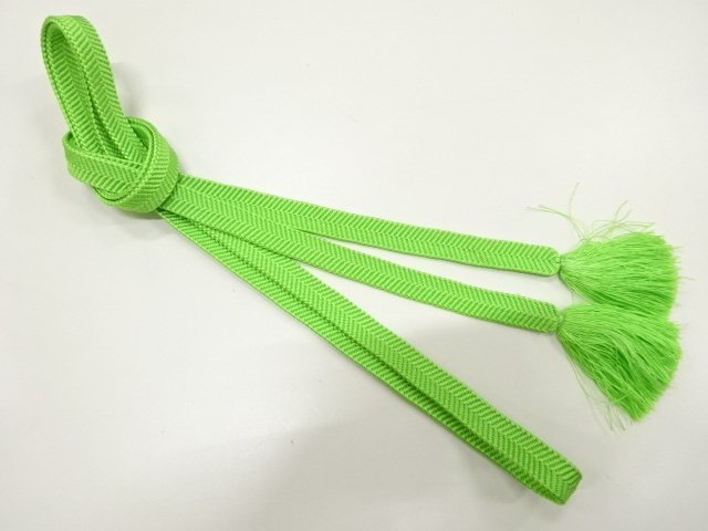 SALE!! JAPANESE KIMONO / HAND-TIED OBIJIME