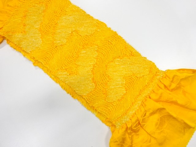 SALE!! JAPANESE KIMONO / OBIAGE / SILK / SHIBORI