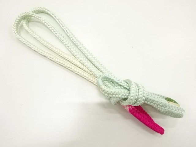 SALE!! JAPANESE KIMONO / UNUSED HAND-TIED OBIJIME CORD / SILK