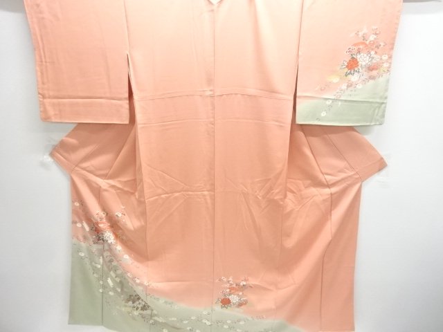 SALE!! JAPANESE KIMONO / HOMONGI / FLOWER
