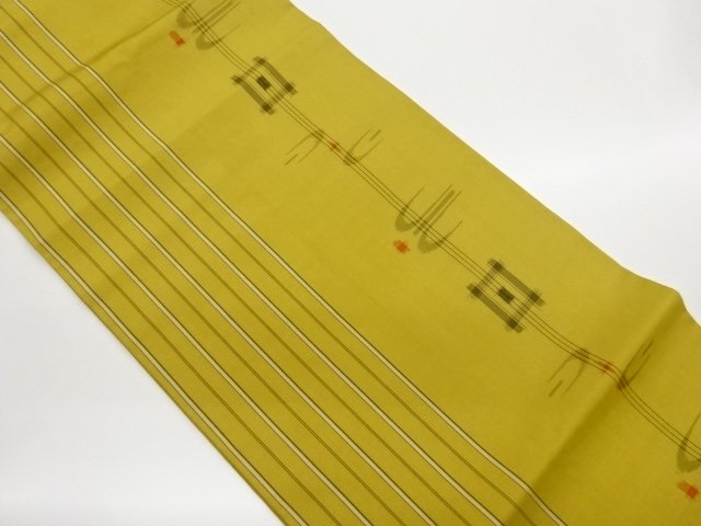 SALE!! JAPANESE KIMONO / NAGOYA OBI / WOVEN KASURI 
