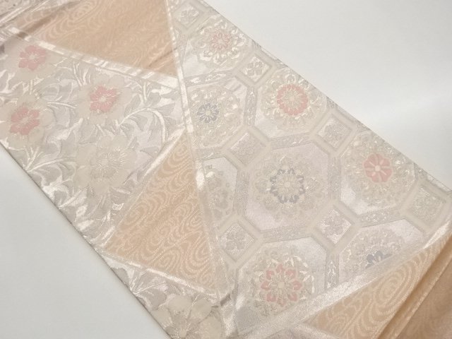 SALE!! JAPANESE KIMONO / FUKURO OBI / WOVEN SPIRAL & SHOKKOMON 