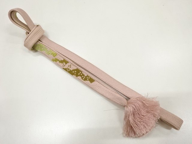 SALE!! JAPANESE KIMONO / HAND-TIED OBIJIME