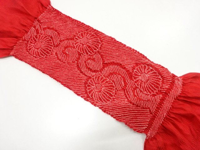SALE!! JAPANESE KIMONO / OBIAGE / SHIBORI 