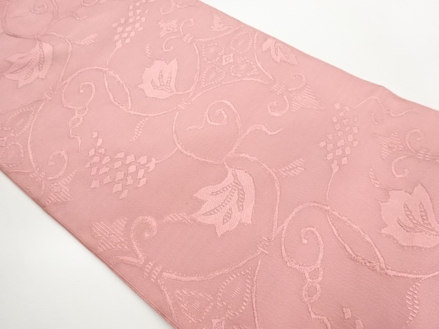 SALE!! JAPANESE KIMONO / WOVEN GRAPEVINE ARABESQUE / WATER CHESTNUT PATTERN /