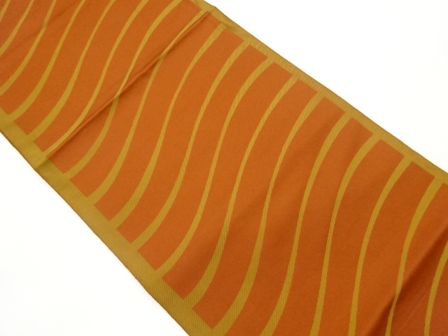 SALE!! JAPANESE FUKURO OBI / WOVEN WAVY STRIPE
