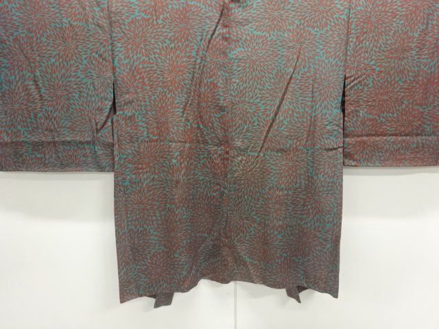 SALE!! JAPANESE ANTIQUE HAORI / TAISHO ROMAN STYLE / FLOWER