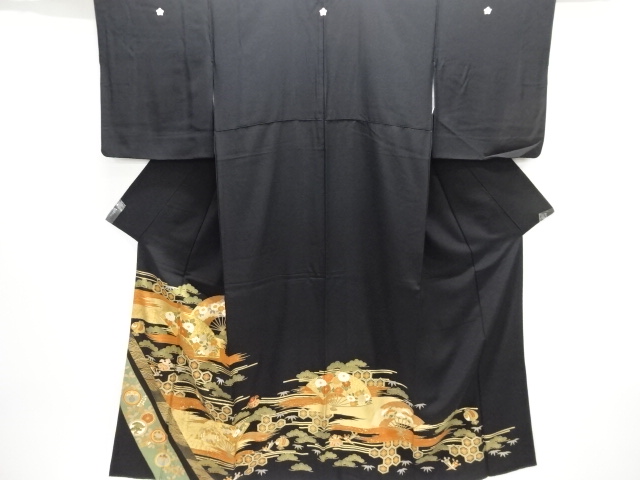 SALE!! JAPANESE KIMONO / TOMESODE / EMBROIDERY / TREASURES