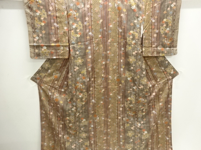 SALE!! JAPANESE KIMONO / KOMON / FLOWER